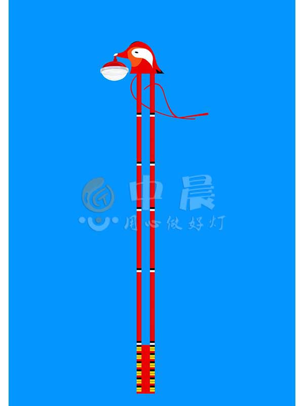 民族特色路燈-飛鳥（市電太陽(yáng)能雙用）.jpg